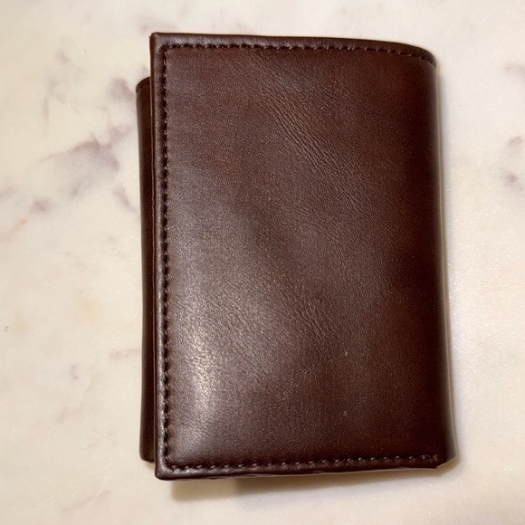 Levi's Dark Brown Leather Trifold Wallet (EUC) - Picture 3 of 3